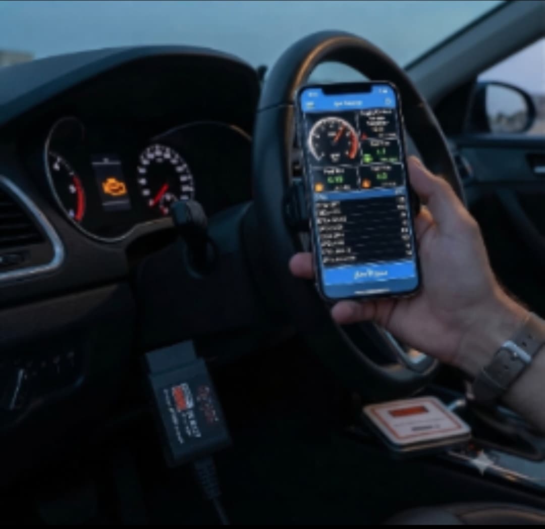 جهاز OBD2 الذكي لفحص أعطال السيارة وقراءة البيانات عبر البلوتوث